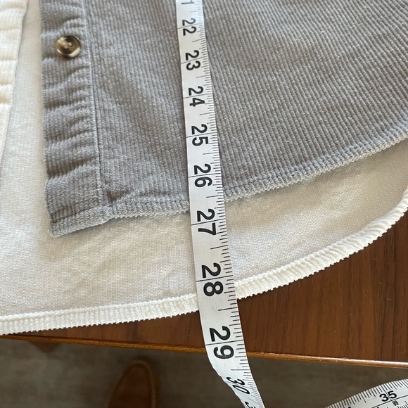 ACOA Corduroy Colorblock Oversized Shirt / Shacket - Picture 13 of 13